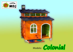 casita de mascota colonial
